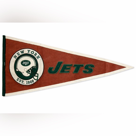 Winning Streak Sports Other - New York Jets Pennant Winning Streak NFL Wall Banner Football Decor